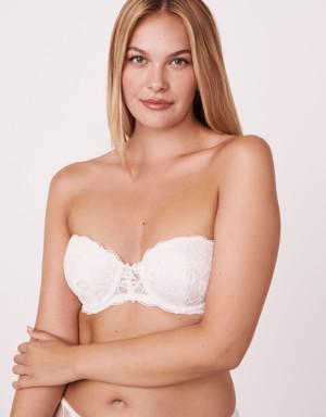 Push-up Strapless Demi Bra