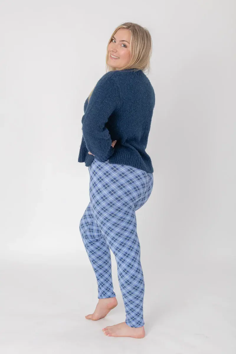Just Cozy Blue Checker - Cozy Lined - XS-S. 3 Just Cozy Blue Checker - Cozy Lined - XS-S. 3