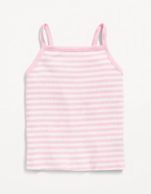 Rib-Knit Cami for Girls pink