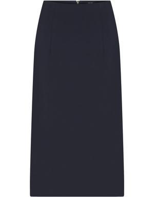 High Waist Navy Blue Pencil Skirt