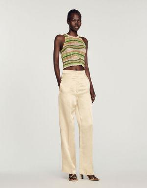 High-waisted pants Select a size and Login to add to Wish list