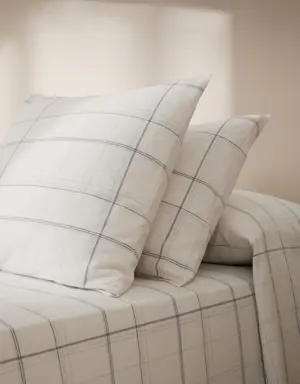 Cotton linen pillowcase 45x110cm