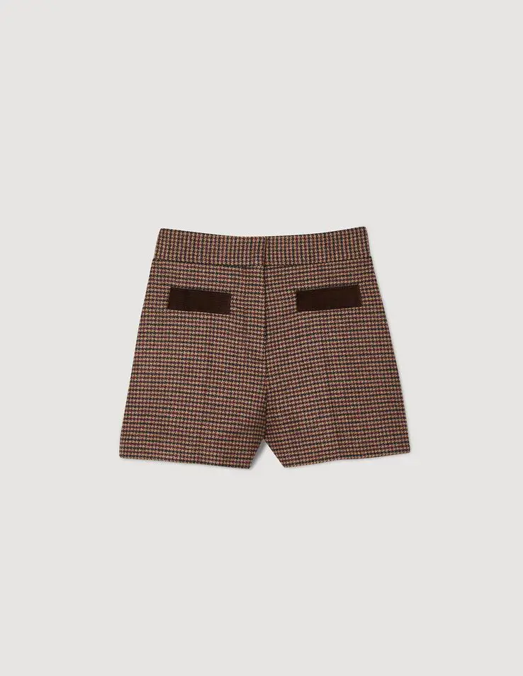 Sandro Houndstooth shorts Login to add to Wish list. 1