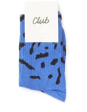 Mavi Desenli Kadın Çorap