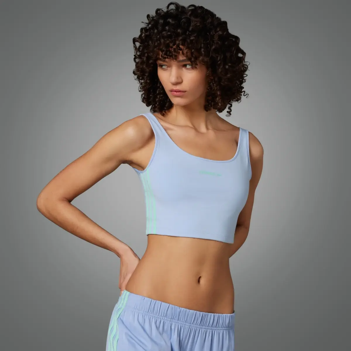 Adidas Island Club Crop Tank. 1