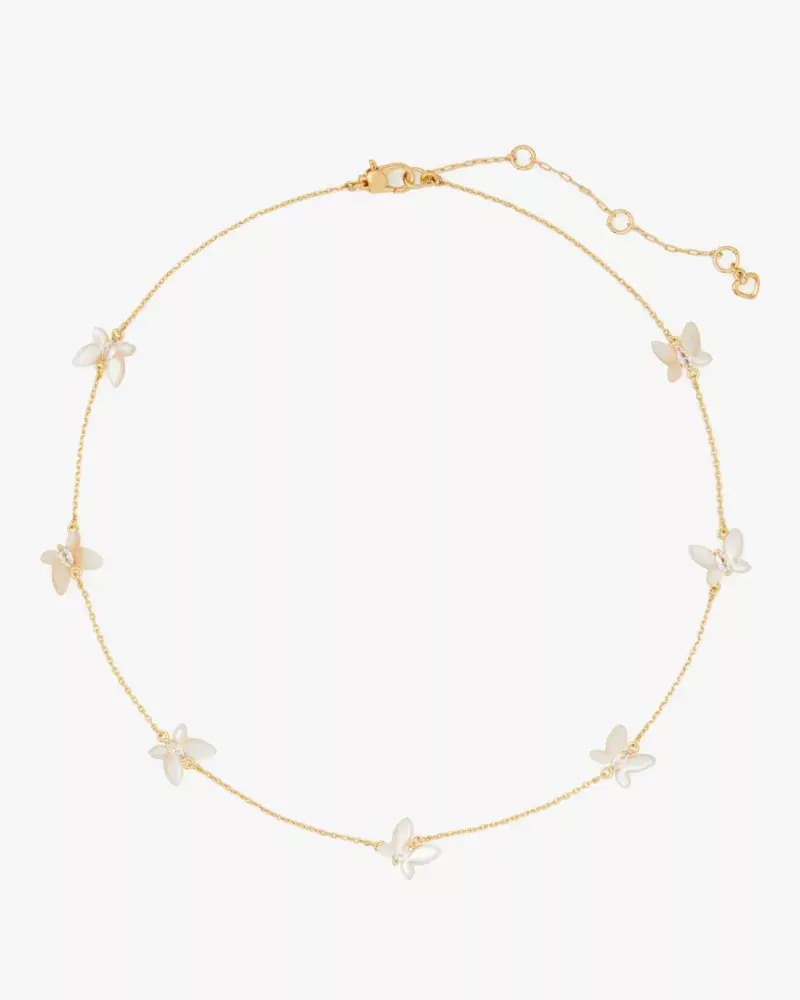 Kate Spade Social Butterfly Delicate Scatter Necklace. 1