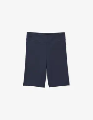 Girls’ Lacoste Recycled Fiber Cycle Shorts