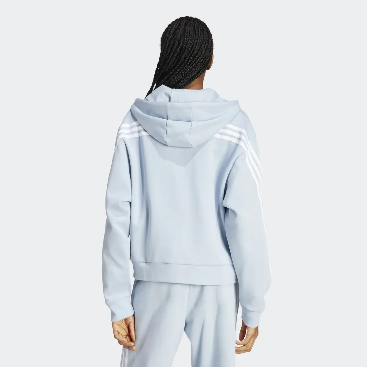 Adidas Future Icons 3-Stripes Full-Zip Kapüşonlu Üst. 3