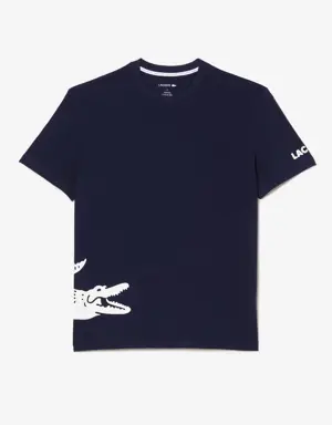 Men’s Cotton Jersey Contrast Print T-Shirt