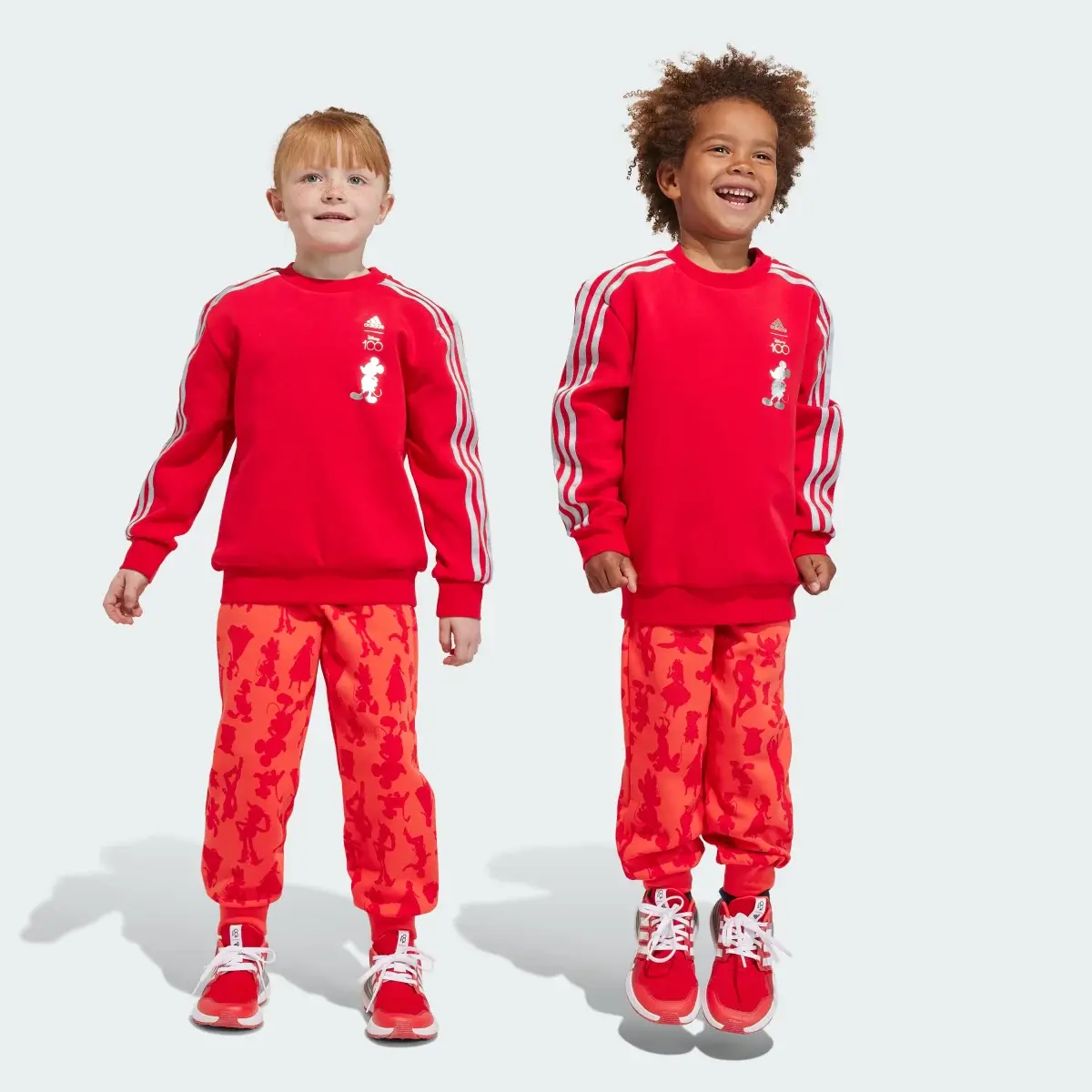 Adidas Tuta adidas x Disney 100 Crewneck and Joggers. 1