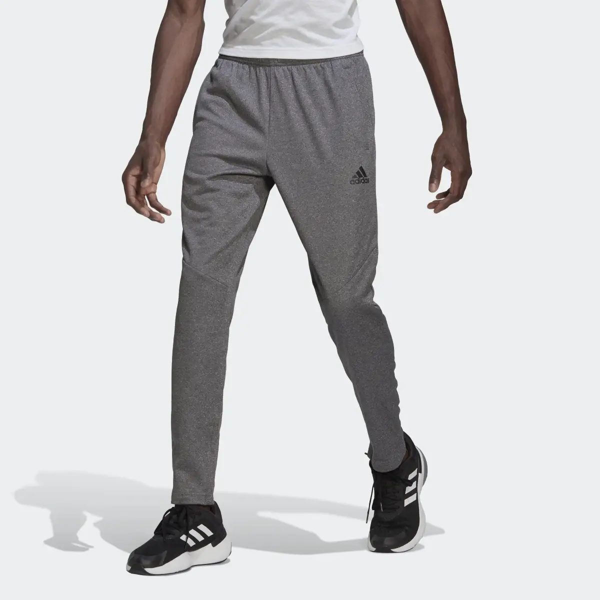 Adidas AEROREADY Game and Go Small Logo Tapered Joggers. 1