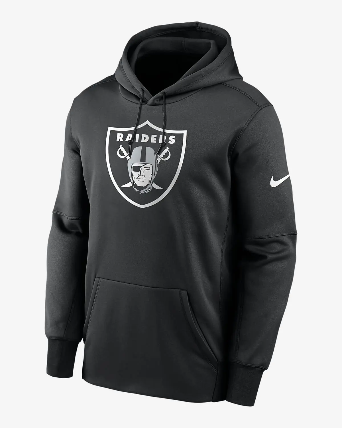 Nike NFL Las Vegas Raiders Prime Logo Therma Hoodie Grey