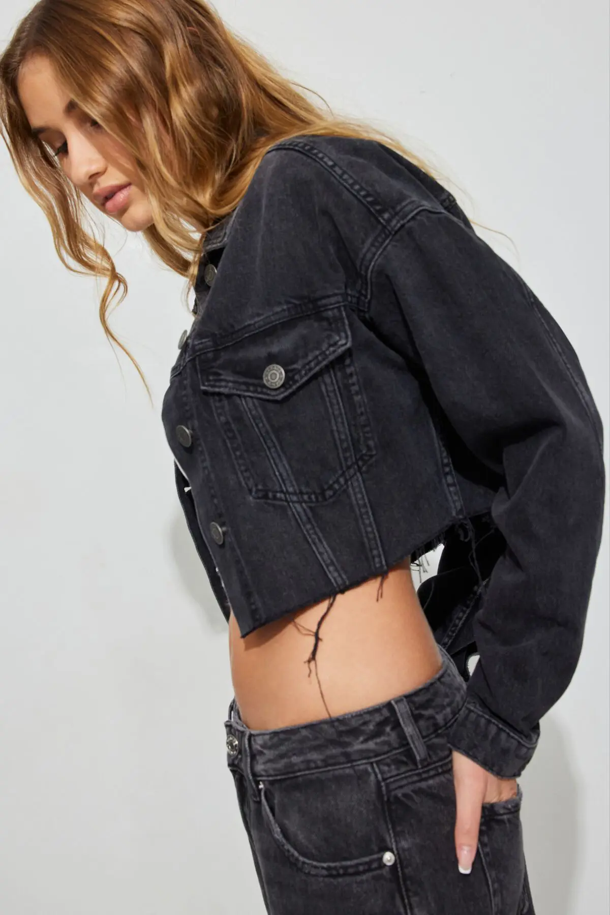 Garage Boyfriend Crop Jacket. 3