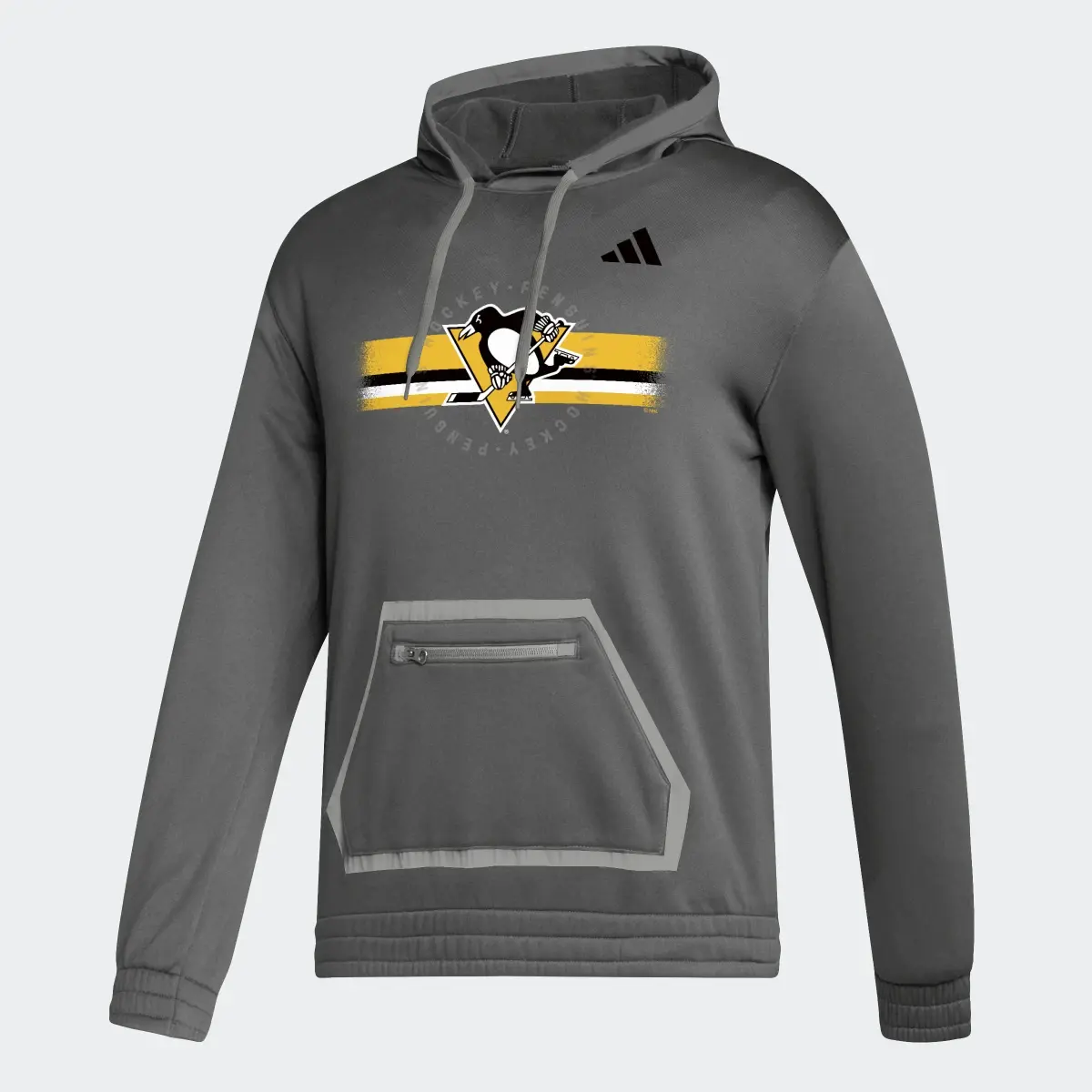 Adidas Penguins Team Issue Pullover Hoodie. 1