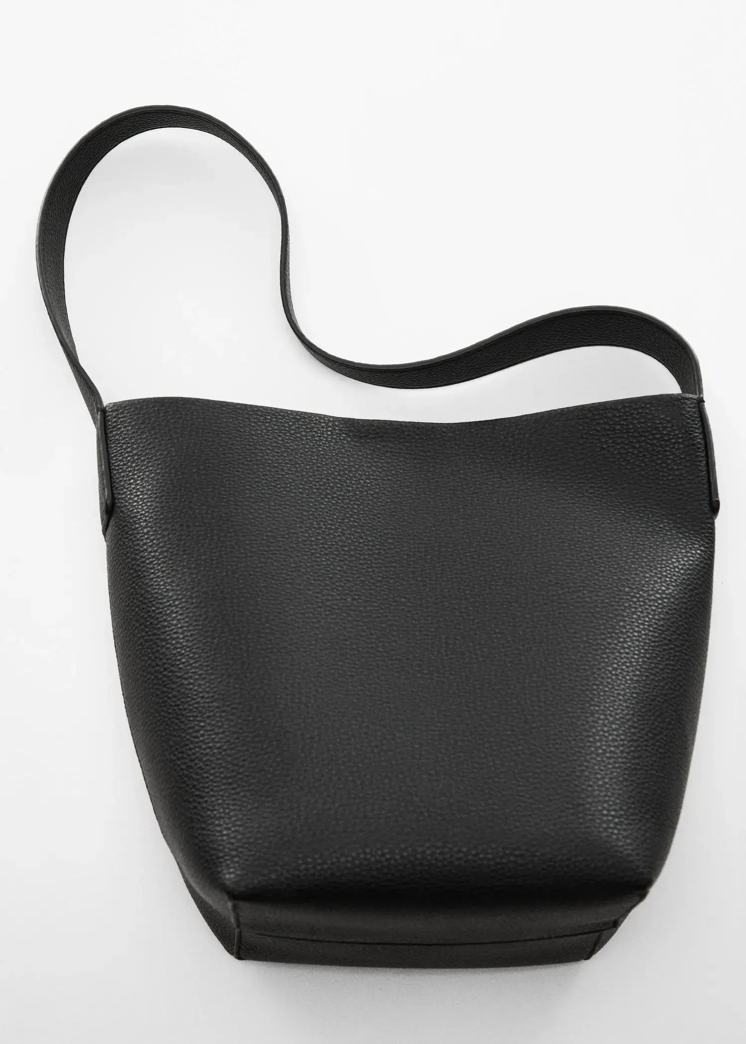 Mango Leather effect bucket bag. 1