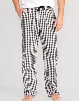 Old Navy Printed Poplin Pajama Pants for Men multi