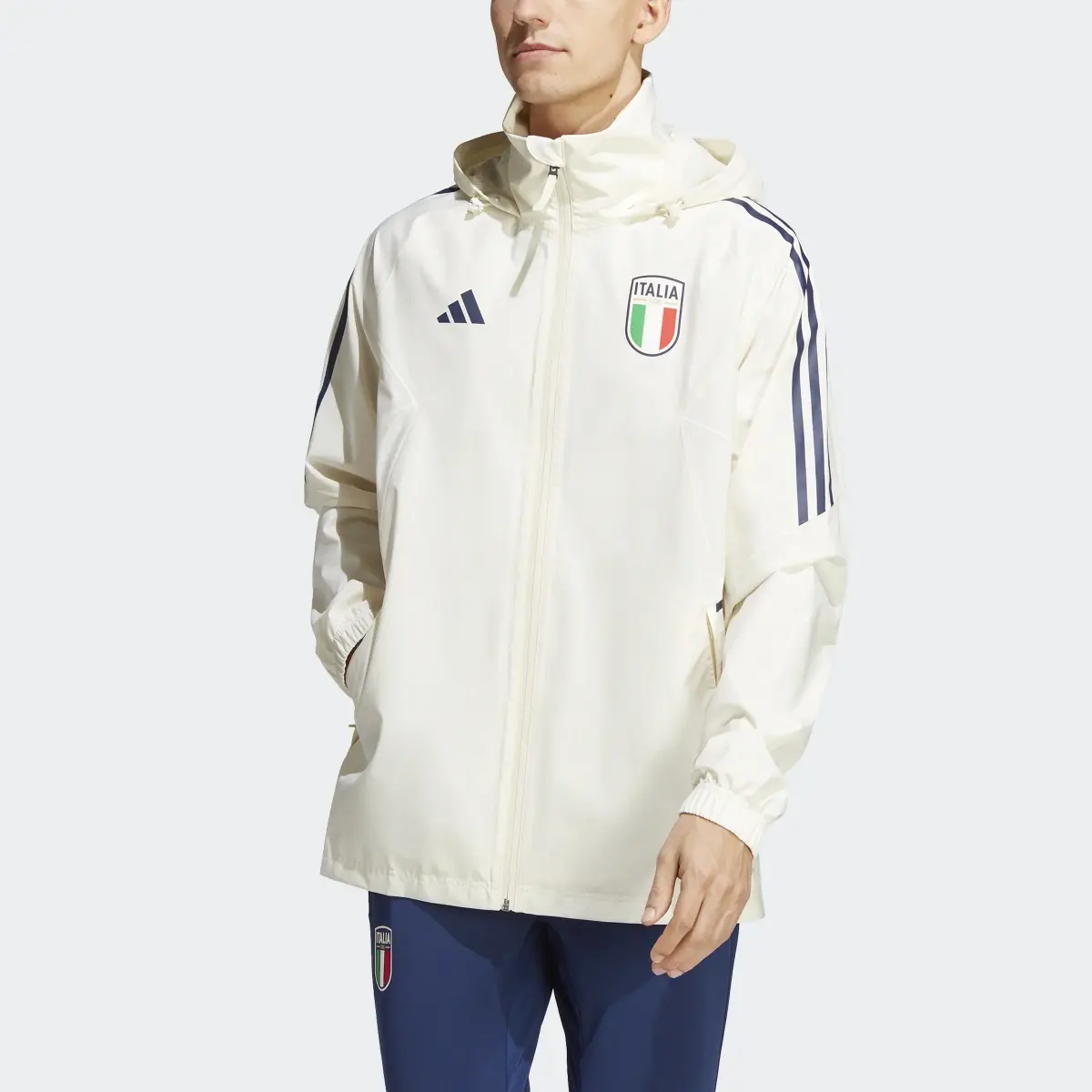 Adidas Italy Condivo 23 Rain Jacket. 1