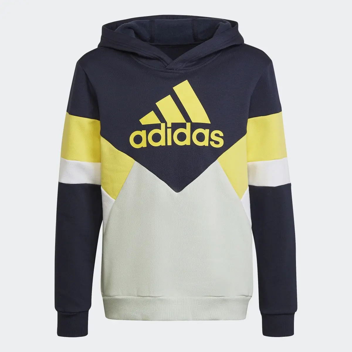 Adidas Colorblock Fleece Hoodie. 1