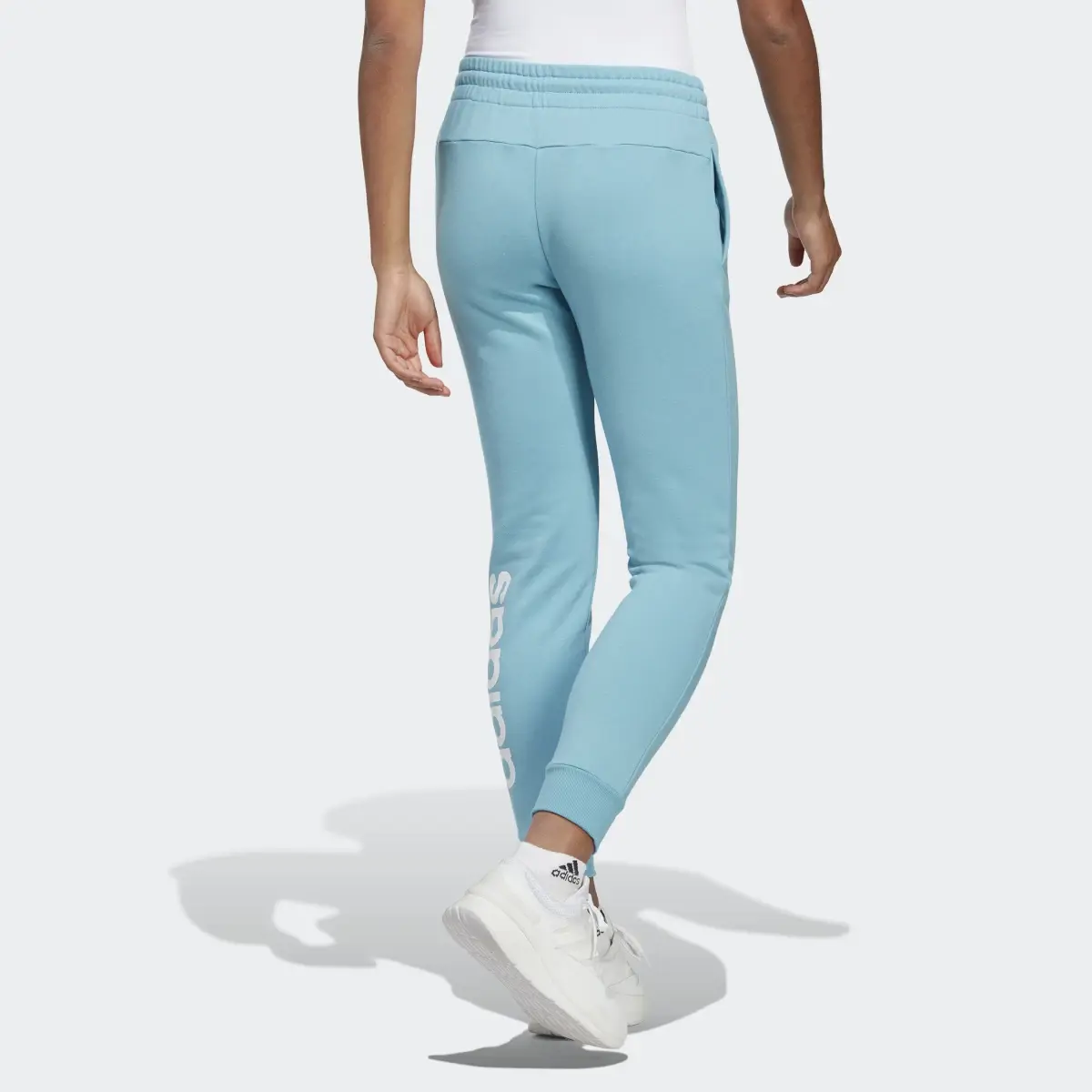 Adidas Pantalon en molleton à chevilles élastiques Essentials Linear. 2