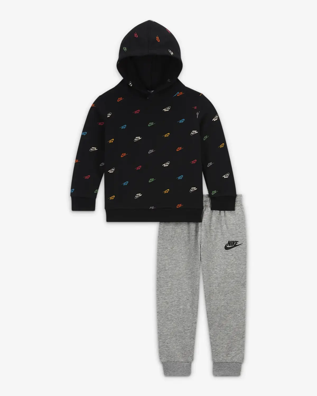 Nike Sportswear Club Printed Hoodie Set. 1