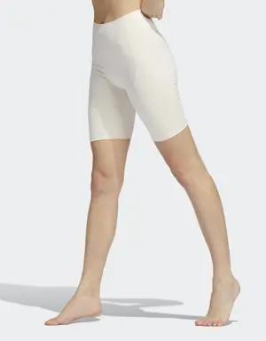 Mallas Cortas adidas Yoga Studio con Bolsillo y Corte Alto
