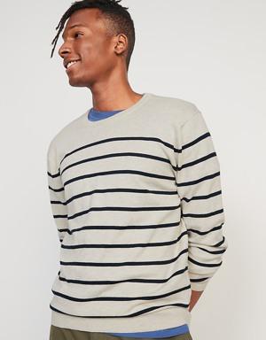Striped Crew-Neck Sweater for Men