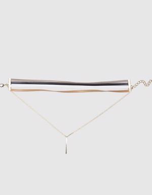 DOUBLE LAYER CHOKER NECKLACE
