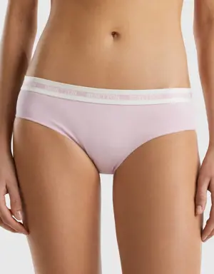 high-waisted underwear in organic cotton