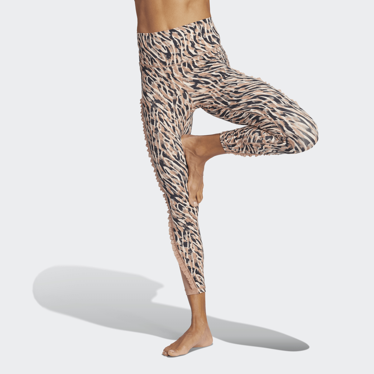 Adidas Mallas Largas Yoga Studio Clash Print. 1