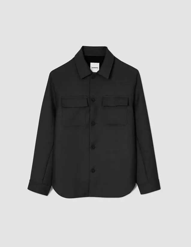 Sandro Buttoned overshirt. 2