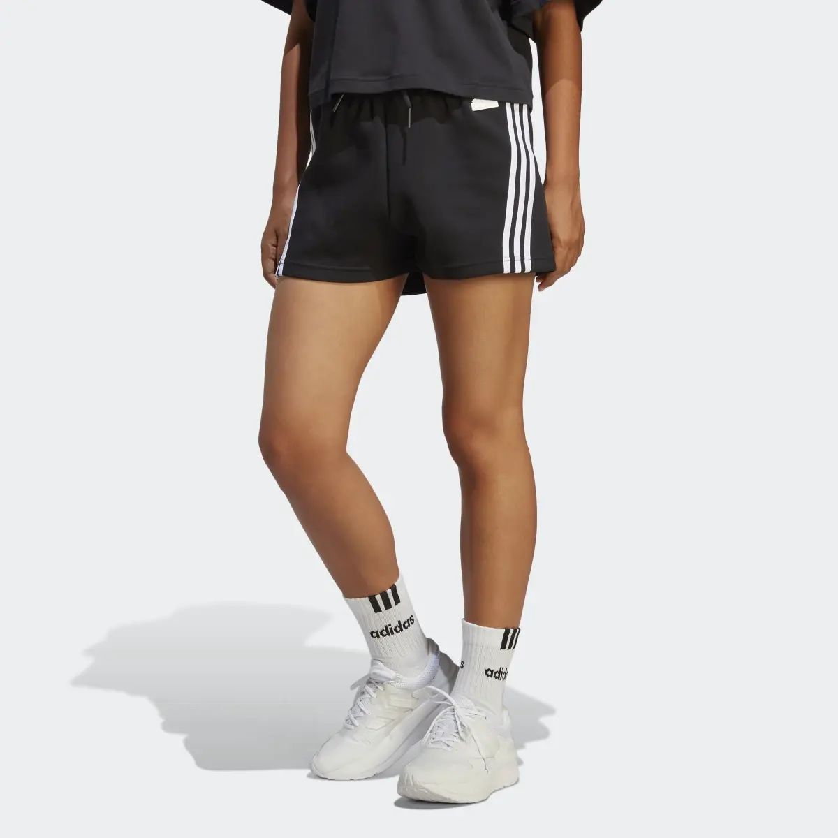 Adidas Future Icons 3-Stripes Shorts. 1