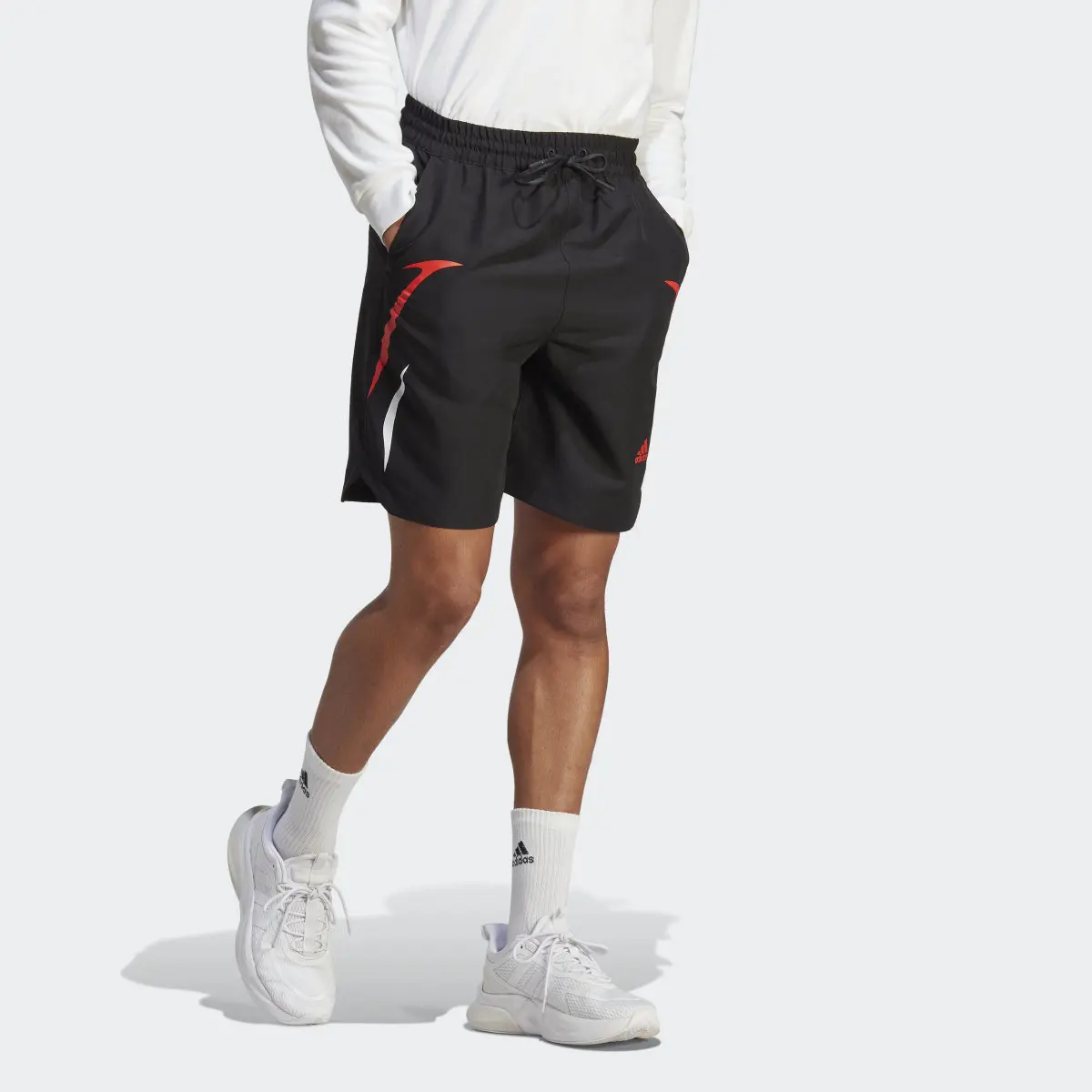 Adidas Colourblock Woven Shorts. 3