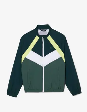 Lacoste Recycled Fiber Colourblock Zipped Jacket