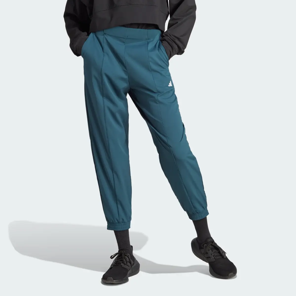 Adidas AEROREADY Train Essentials Minimal Branding Woven Pants. 1