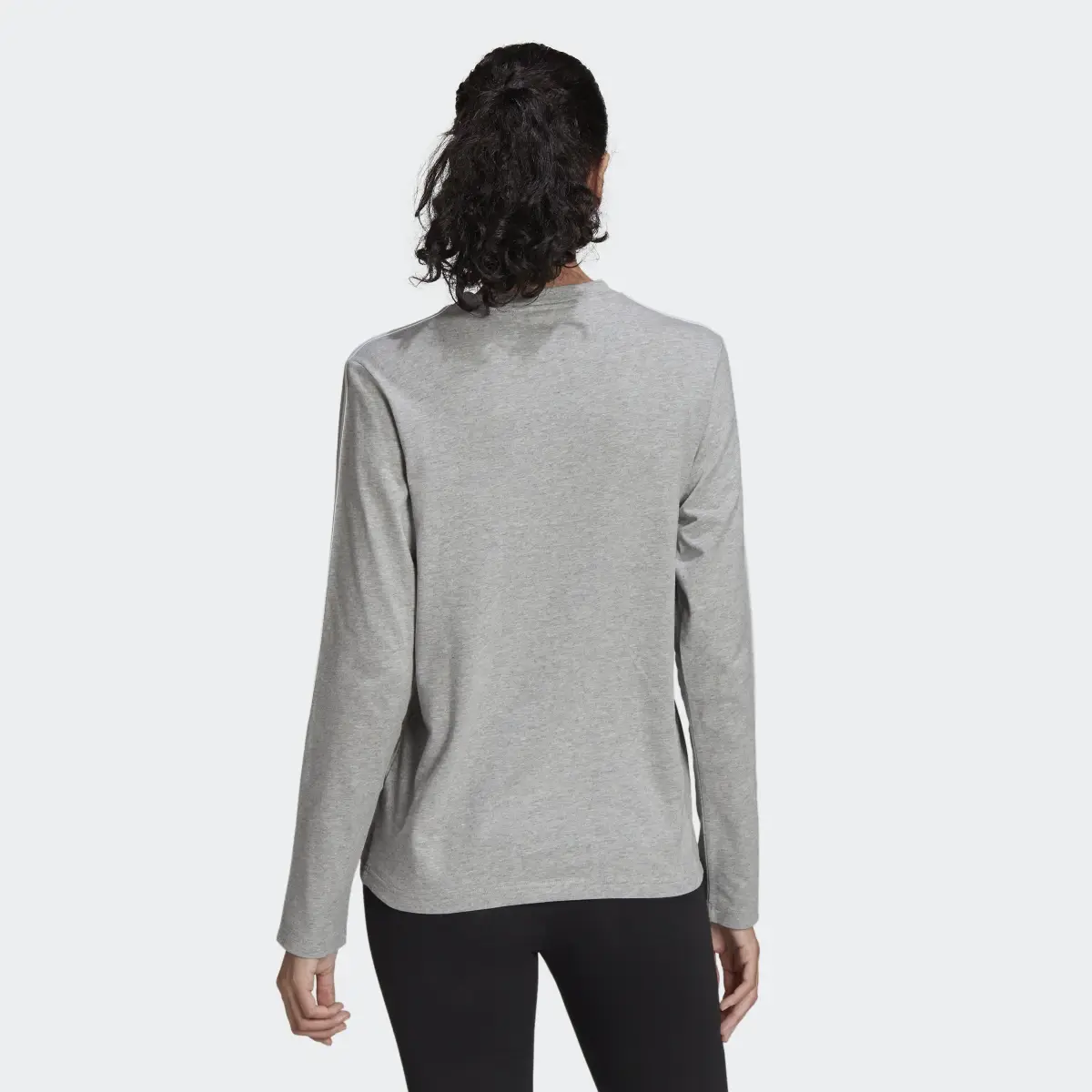 Adidas Essentials 3-Stripes Long-Sleeve Top. 3