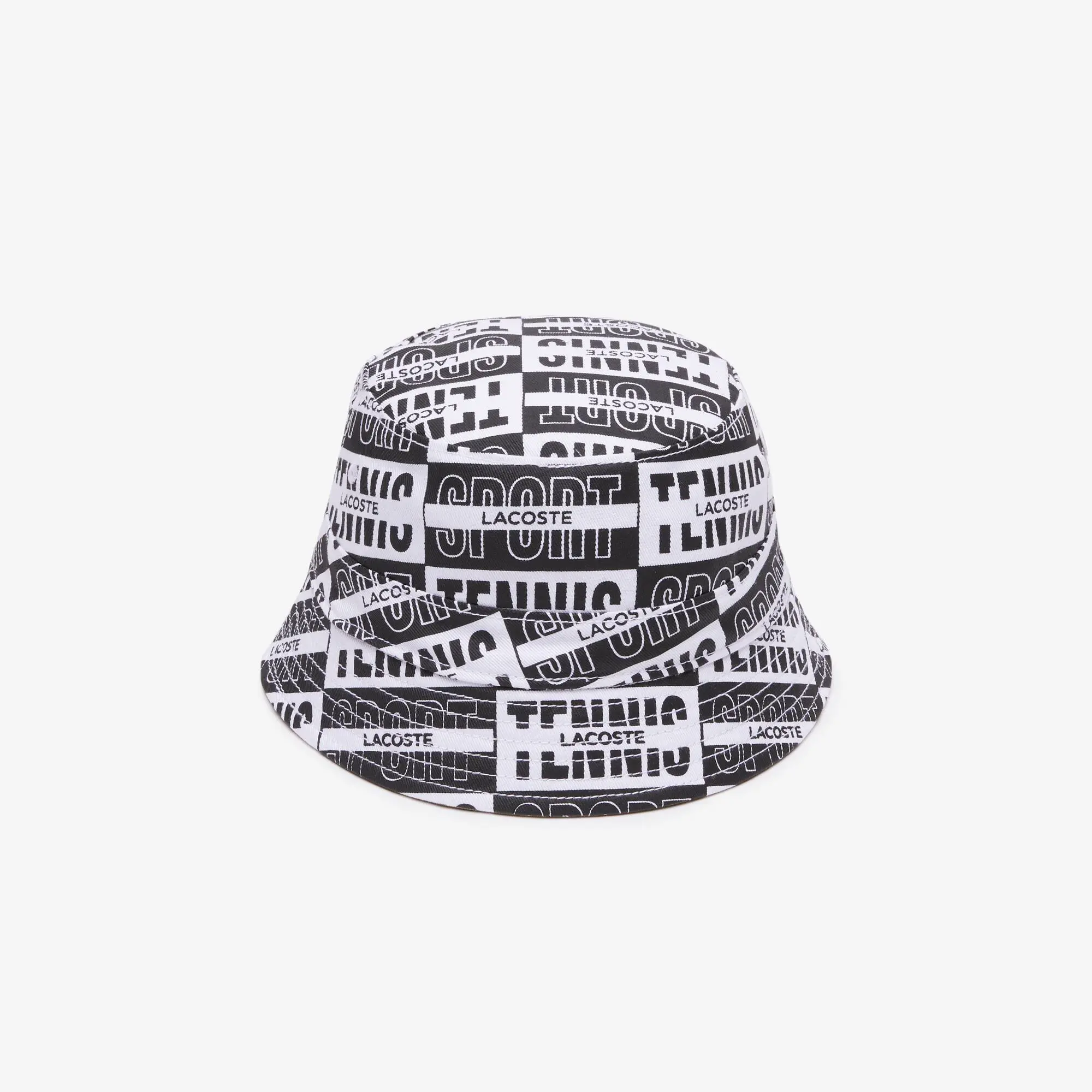 Lacoste Reversible Printed Cotton Bucket Hat. 1