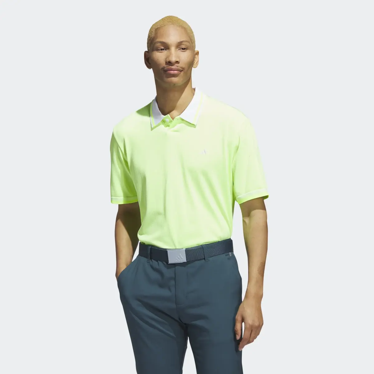 Adidas Ultimate365 Tour PRIMEKNIT Golf Polo Shirt. 2