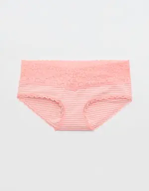 Superchill Vintage Lace Cotton Boybrief Underwear