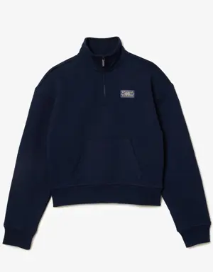 High Neck Zipped Fleece Jogger Sweatshirt