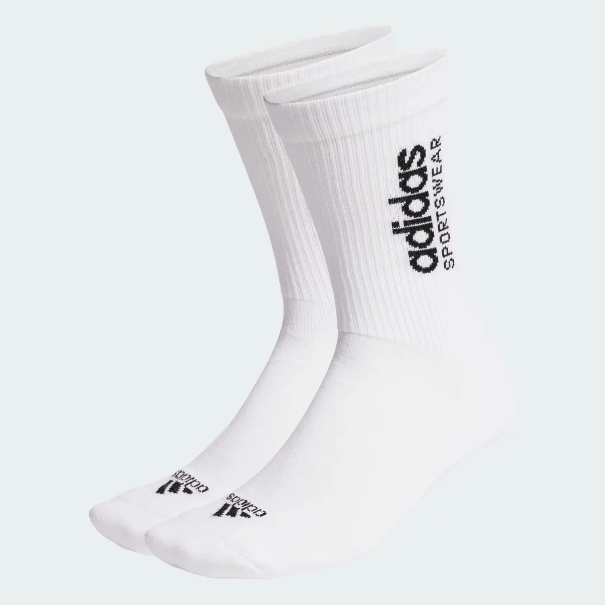 Adidas Monogram Allover Graphic Socks 2 Pairs. 1