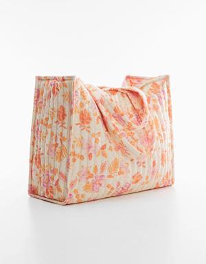 Printed quilted bag