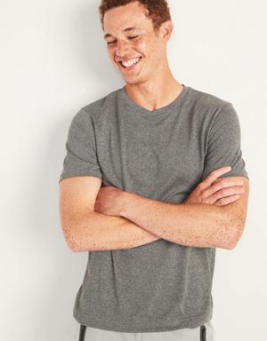 Go-Dry Cool Odor-Control Core V-Neck T-Shirt for Men gray