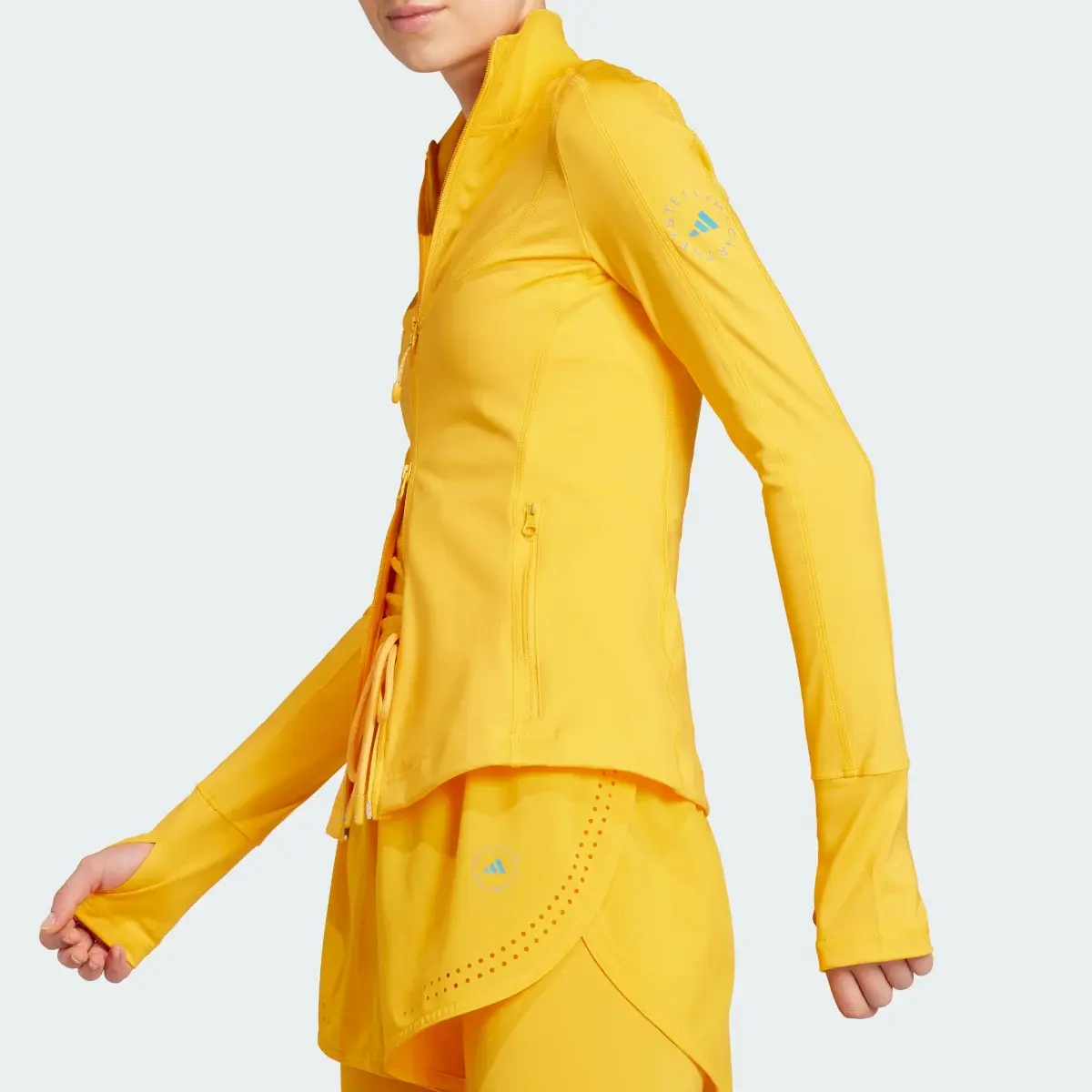 Adidas by Stella McCartney TruePurpose Training Midlayer Fermuarlı Üst. 1