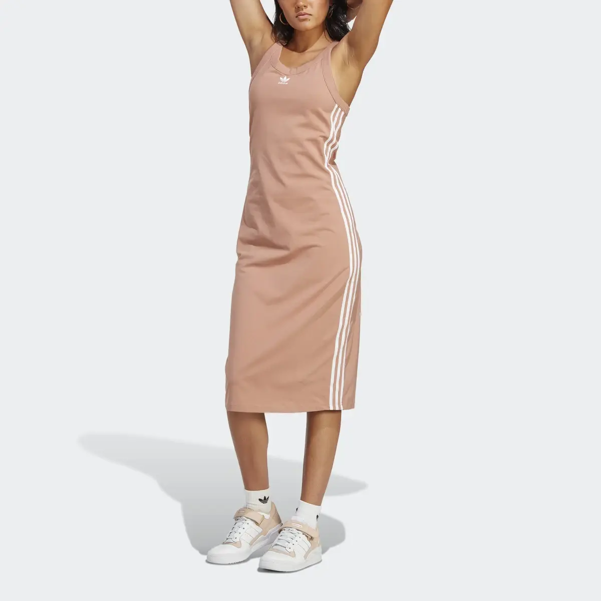 Adidas Adicolor Classics 3-Stripes Long Tank Dress. 1