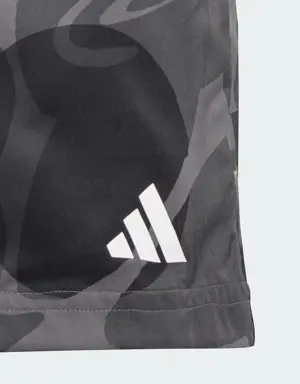 Adidas Essentials AEROREADY Seasonal Print Shorts Kids. 3 Adidas Essentials AEROREADY Seasonal Print Shorts Kids. 3