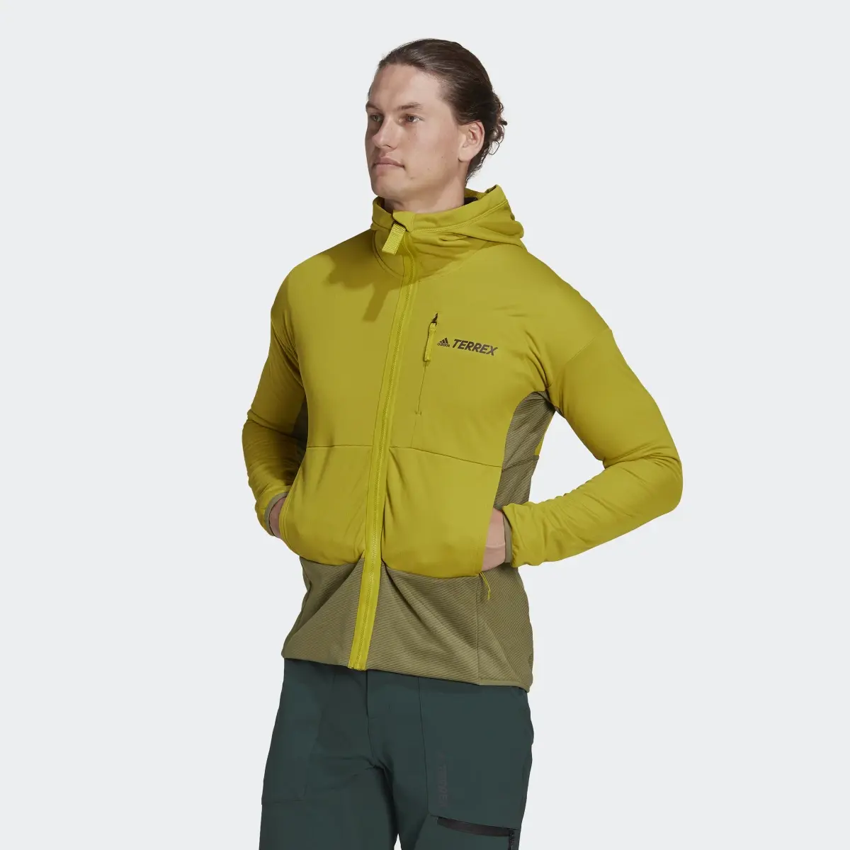 Adidas Terrex Zupahike Hooded Fleece Jacket. 2