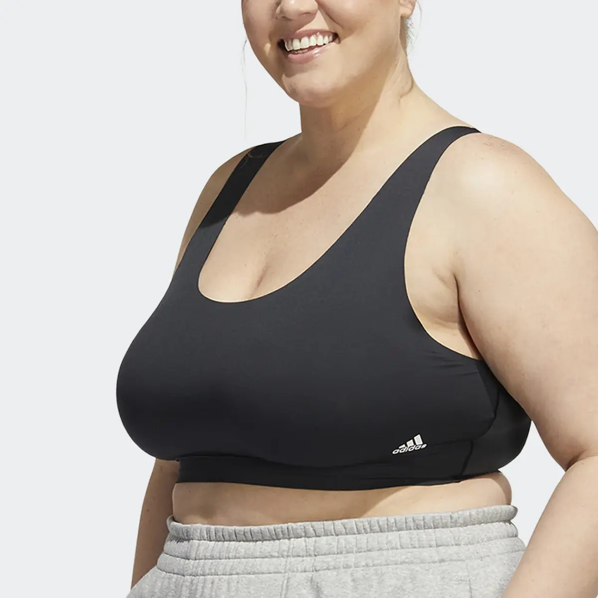 Adidas PureLounge Light-Support Bra (Plus Size). 1