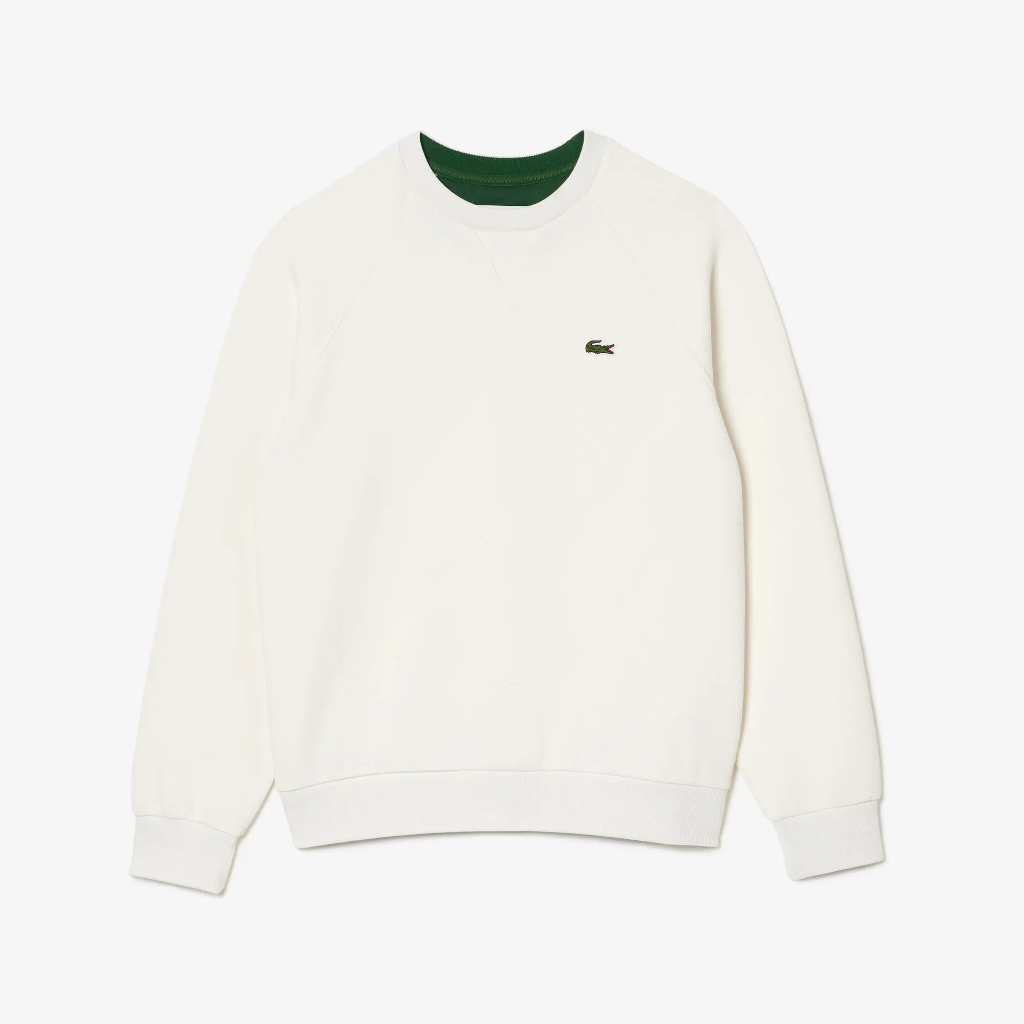 Lacoste Women’s Crew Neck Double-sided Piqué Jogger Sweatshirt. 2