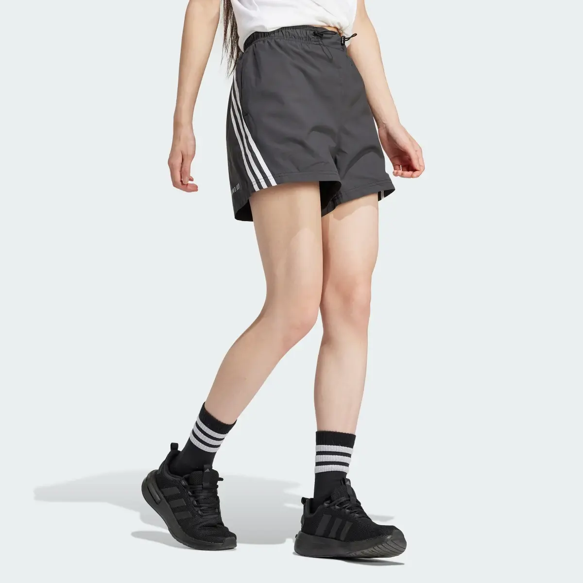 Adidas Future Icons 3-Stripes Woven Shorts. 3