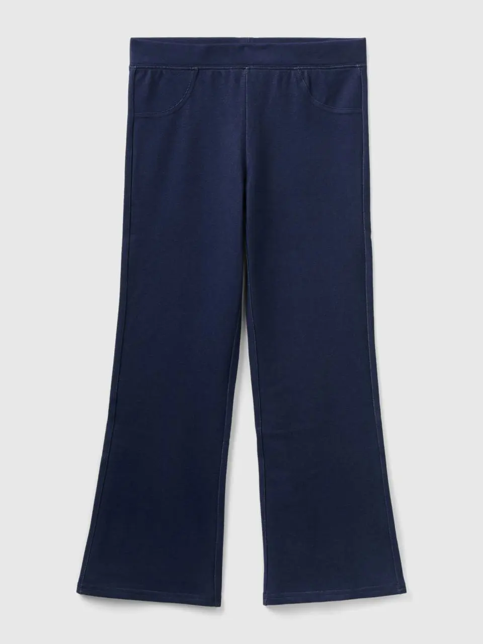 Benetton denim look flared leggings. 1